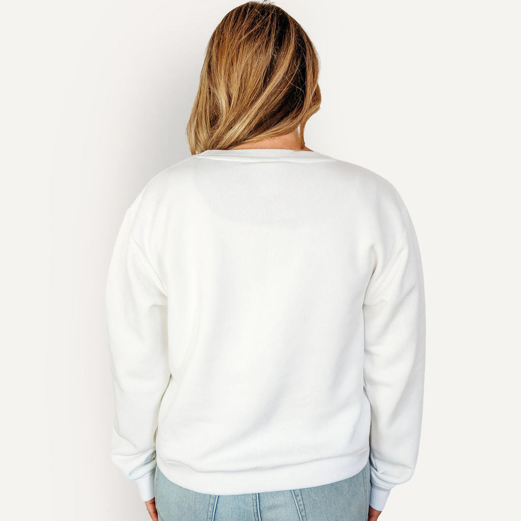 Wayne State Sequin Logo Crewneck