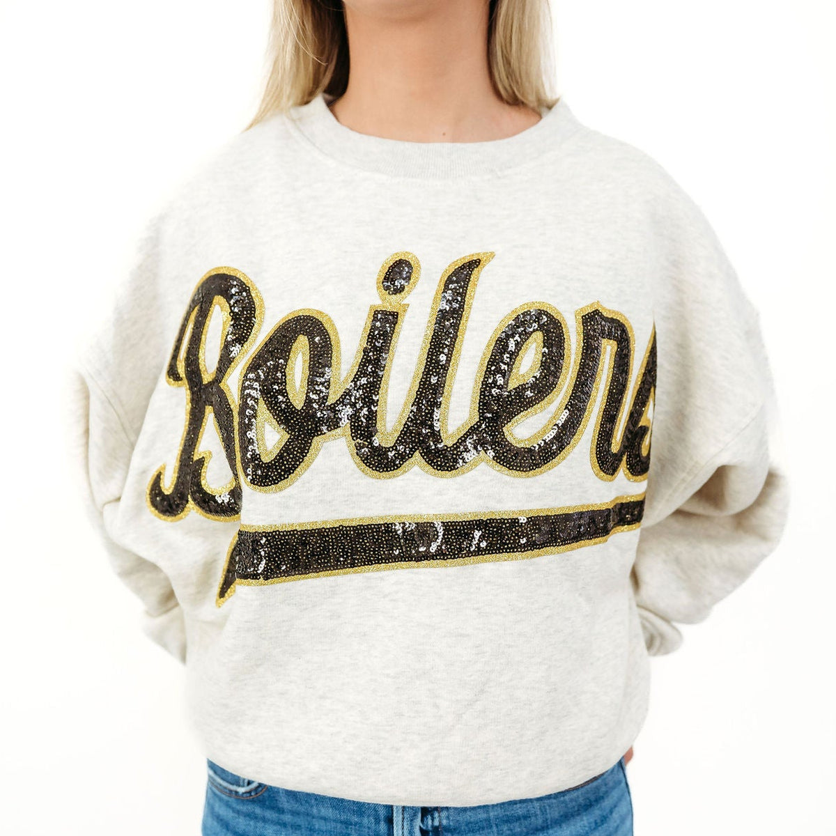 Purdue Boilers Slouchy Crewneck
