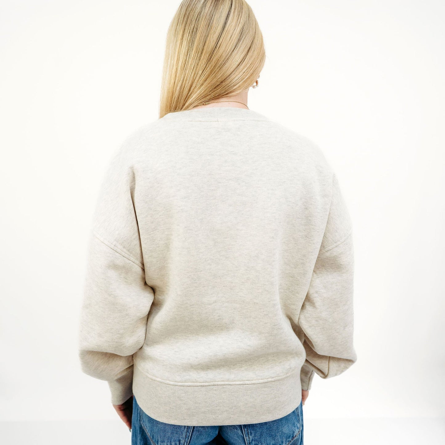 Iowa Hawkeyes Sequin Slouchy Crewneck Sweatshirt