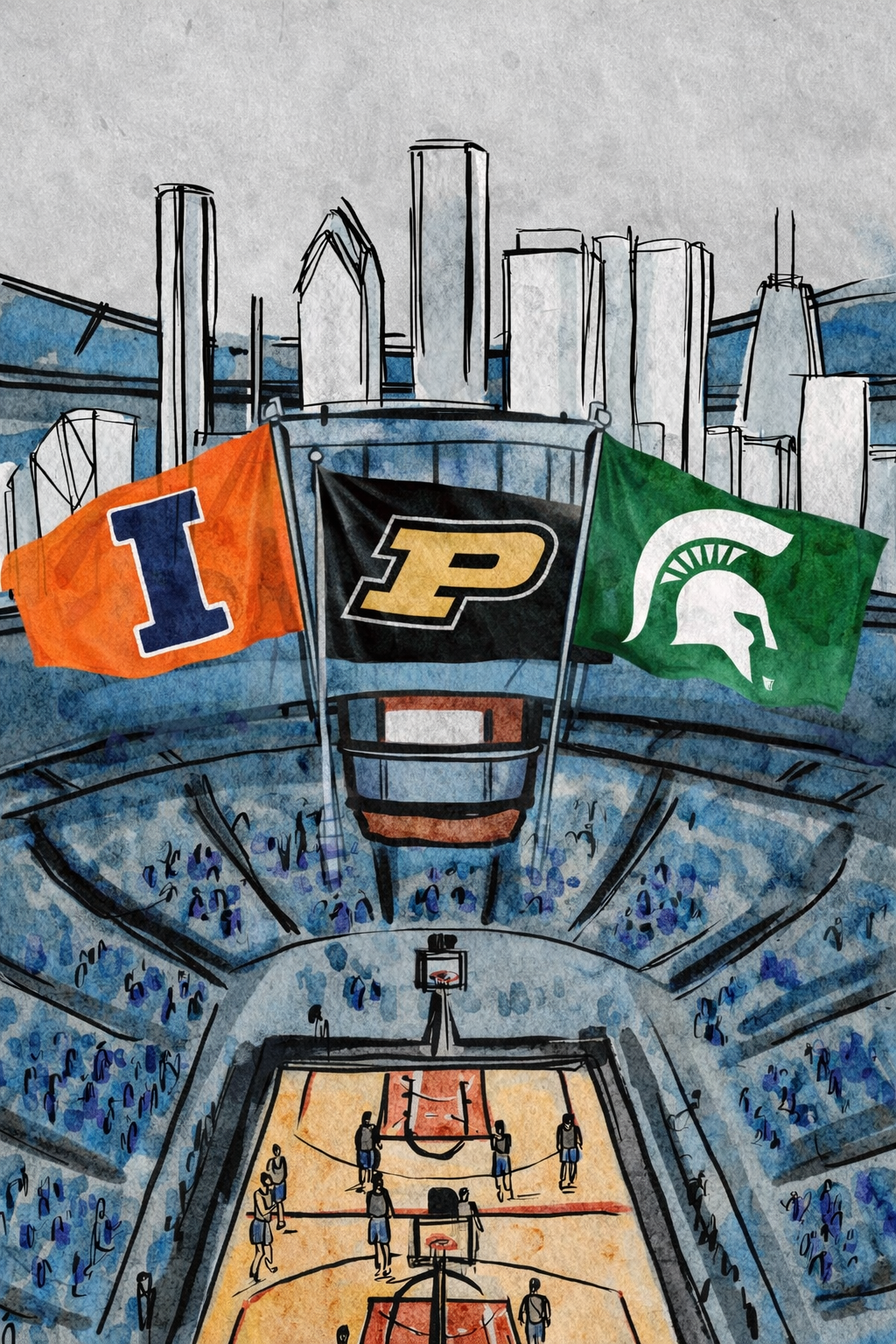 Big Ten Tournament Energy in Chicago: What to Wear for Final Four Game Day