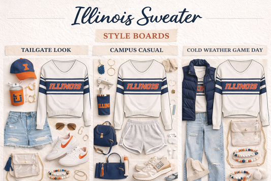 How to Style the Illinois Sweater for Game Day and Everyday