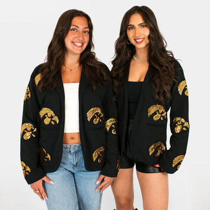 Iowa Tigerhawk Sequin Blazer