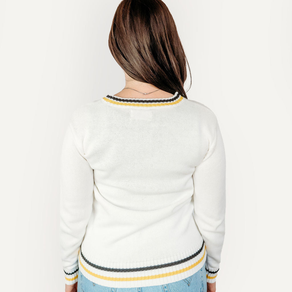 Iowa Hawkeyes Embroidered Herky Knit Sweater (New)