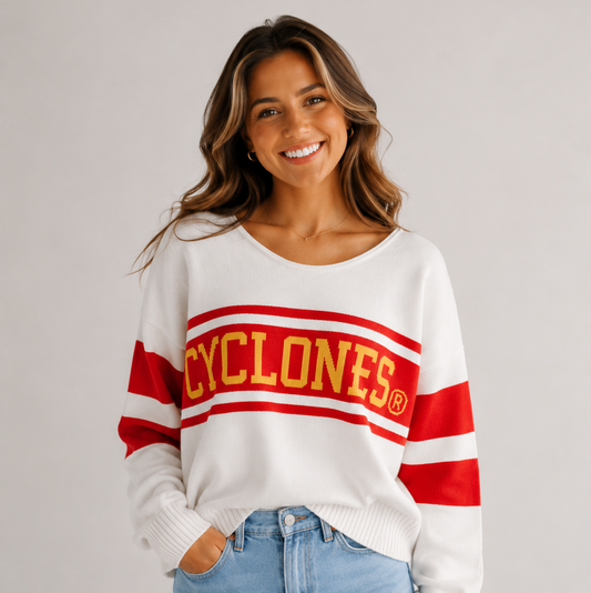 Iowa State Cyclones Vintage V-Neck Sweater