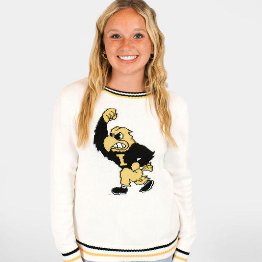 Iowa Hawkeyes Herky Knit Sweater
