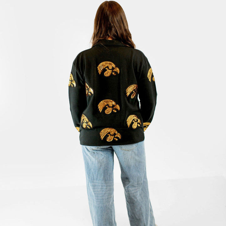 Iowa Tigerhawk Sequin Blazer