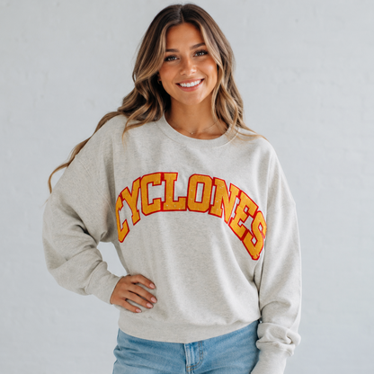 Iowa State Cyclones Slouchy Drop Shoulder Crewneck