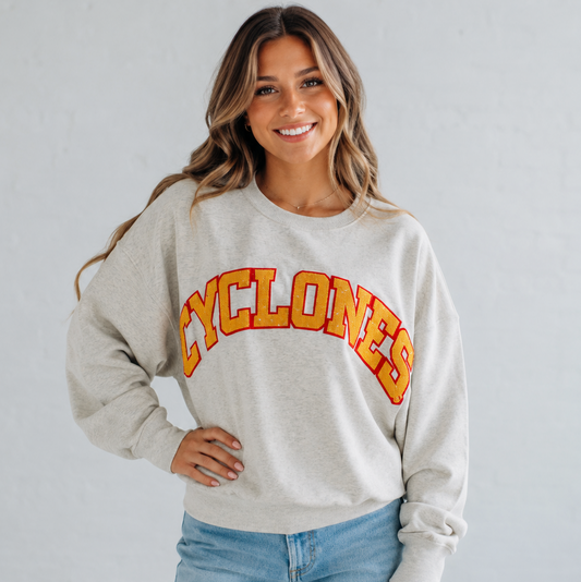 Iowa State Cyclones Slouchy Drop Shoulder Crewneck