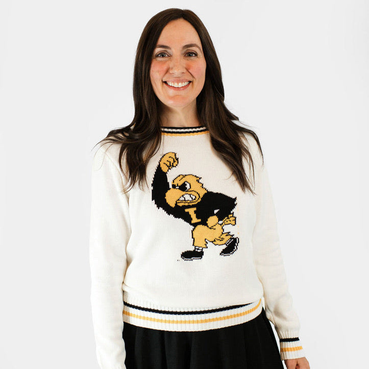 Iowa Hawkeyes Herky Knit Sweater