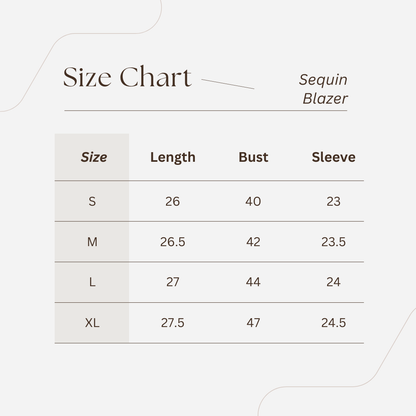 Indiana Trident Sequin Blazer