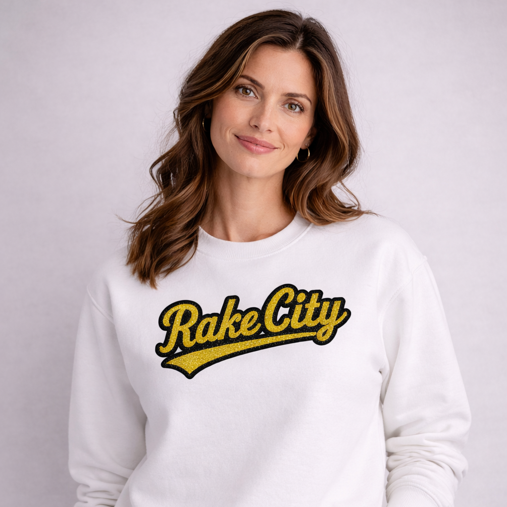 Rake City Chenille Patch Crewneck