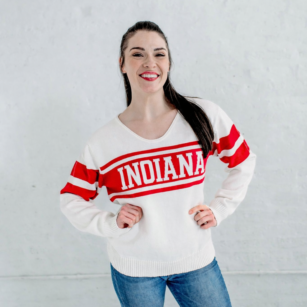 Indiana Vintage V-Neck Sweater (Pre Sale)