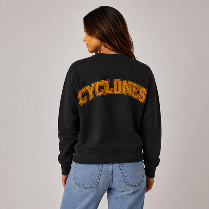 Iowa State Cyclones Logo Sequin Crewneck