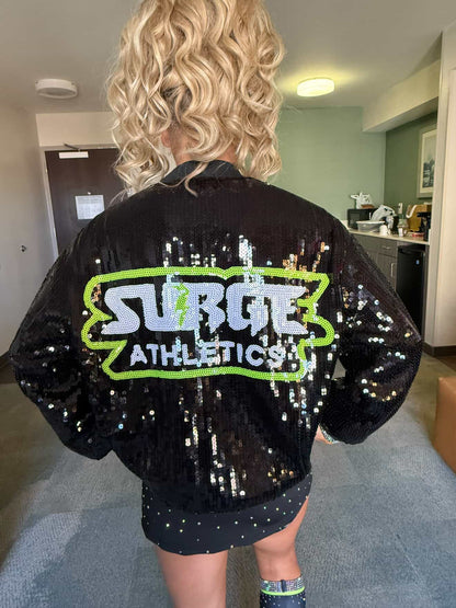 Custom Surge Athletics Sequin Jacket