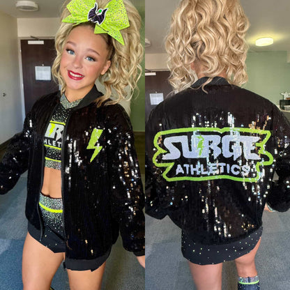 Custom Surge Athletics Sequin Jacket