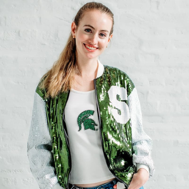 Michigan State Sequin Jacket