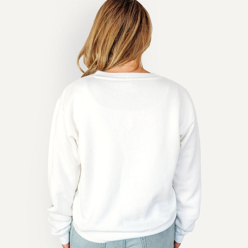Nebraska Sequin Logo Crewneck
