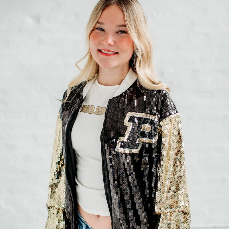 Purdue Sequin Jacket