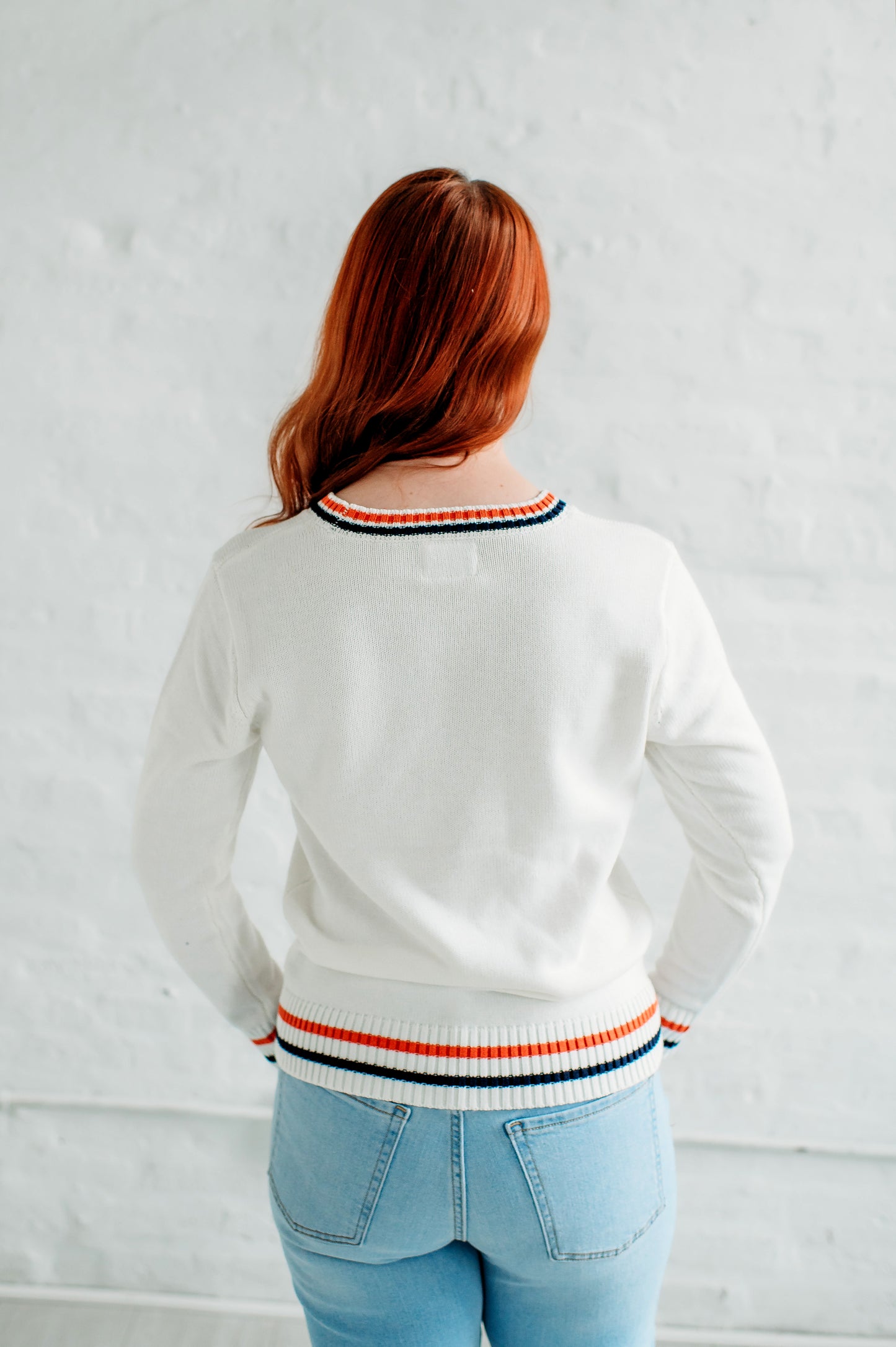 Illinois Illini Knit Sweater. Illinois Game Day Apparel.