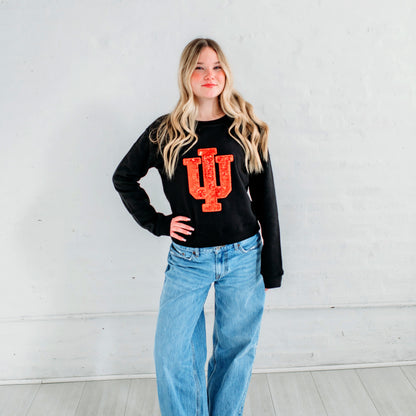 Indiana gameday apparel. Indiana Trident Crewneck