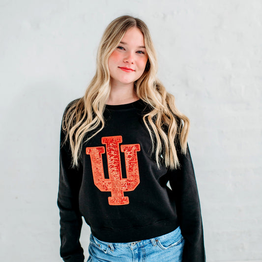 Indiana gameday apparel. Indiana Trident Crewneck