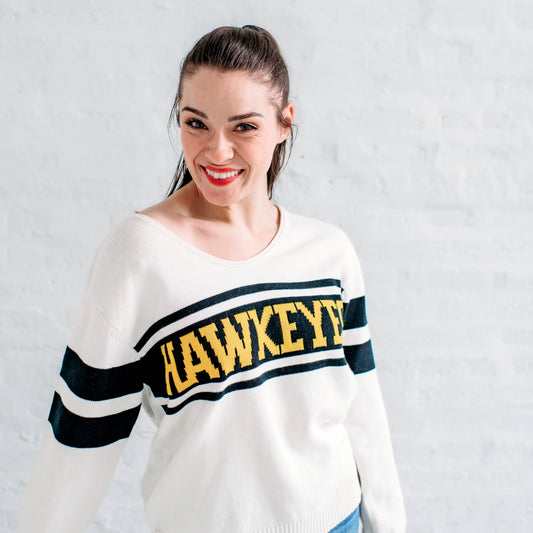 Iowa Hawkeyes Game Day Apparel. Hawkeyes Vintage Sweater