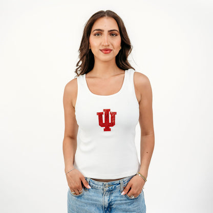 Indiana Trident Sequin Ribbed Tank