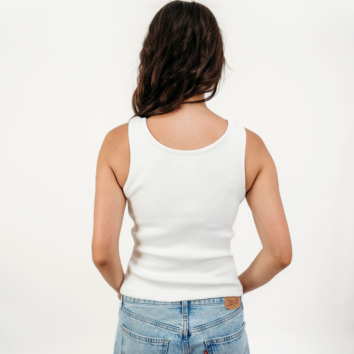 Indiana Trident Sequin Ribbed Tank
