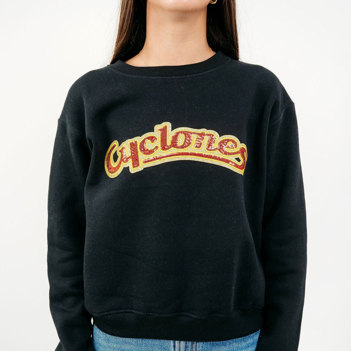 Iowa State Cyclones Hybrid Sequin Crewneck