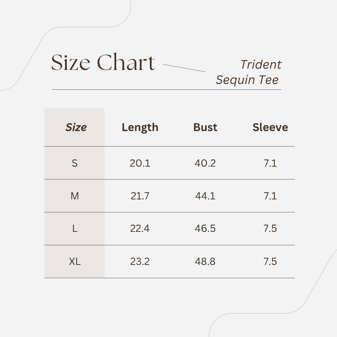 Indiana Trident Full Coverage Sequin Tee